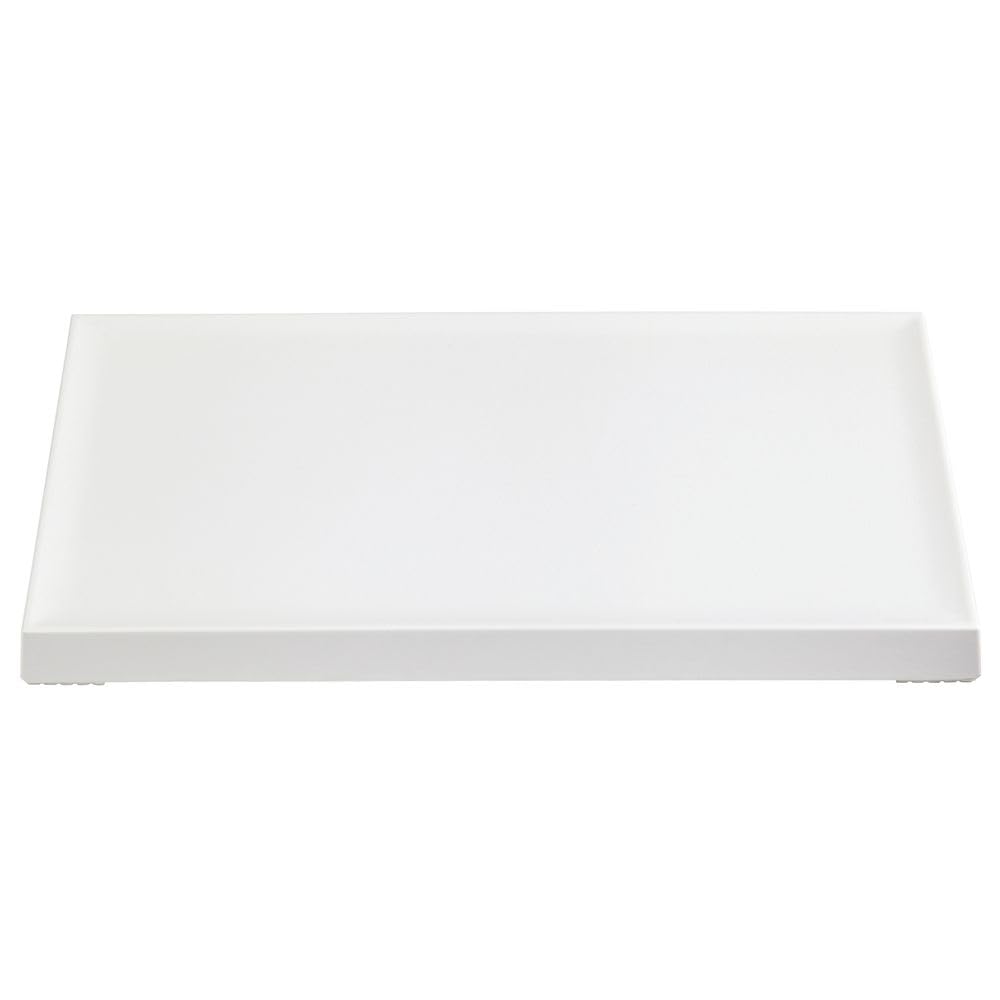 Cerve Collection White Melamine Replacement Top for Rectangular Riser - 10 1/2"L x 6 2/5"W by HUBERT – Melamine, White, Model 94697