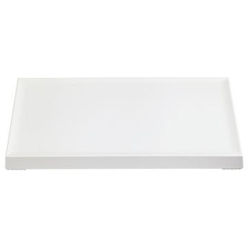 Cerve Collection White Melamine Replacement Top for Rectangular Riser - 10 1/2"L x 6 2/5"W by HUBERT – Melamine, White, Model 94697
