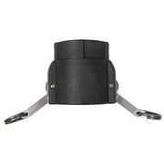 2" Polypropylene Camlock Type D by BE Power Equipment – a, To Null, Black, Model 90.737.240
