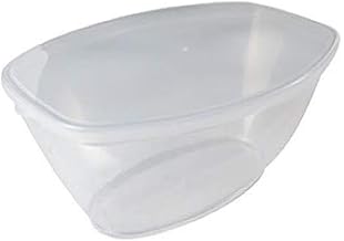 Oval Plastic Luau Serving Bowls - 64 oz | Clear | Platter Pleasers | Pack of 50