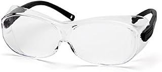 (12 Pair) Pyramex OTS XL Glasses Black Temples Clear Anti-Fog Lens (S7510STJ)