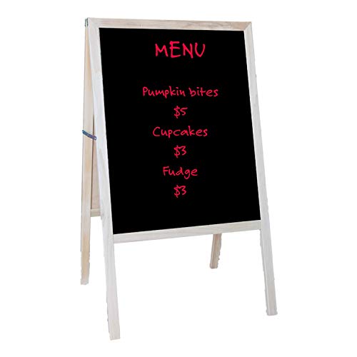 Flipside Products Natural Hardwood / 1 / White Dry Erase/Black Dry Erase Easels