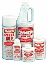 ITW Professional Brands DYKEM Layout Fluid, Brush-In-Cap, 4 Oz, Red