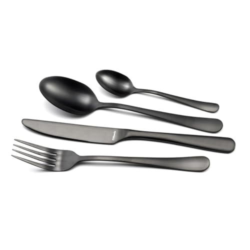Amefa Coffee spoon x12 / Matte Black / 1 Teaspoons
