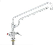 T&S Brass B-0200-U18, UltraRinse Faucet, Single-Hole Deck, 18-Inch Nozzle