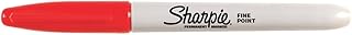 Sharpie Fine Point Permanent Markers, Red, 1 Count