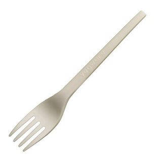 Compostable Forks Pack Quantity: by Vegware – Pack of 100, Model VW-FK6.5