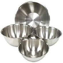 Heavy Duty Stainless Steel Mixing Bowls - Set of 4 Sizes - 3, 5, 8 and 13 Qt