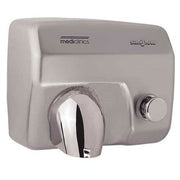 Manual Hand Dryer by Saniflow – 8.25"L x 11"W x 9.75"H, Stainless Steel, Stainless, Model E88CS