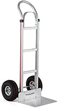 Magliner HMK112K14 Aluminum Hand Truck, Horizontal Loop Handle, 16" x 12" Extruded Aluminum Nose Plate, 500 lb Capacity (Pack of 2)