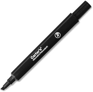 Wholesale CASE of 25 - Avery Carter's Chisel Tip Permanent Markers-Carter's Permanent Marker, Large Chisel Tip, 12/PK, Black