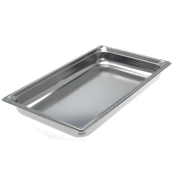 Full Size Stainless Steel Steam Table Pan [] by Winco – 24, 2.5 inches, Stainless Steel, Silver, Model SPJM-102