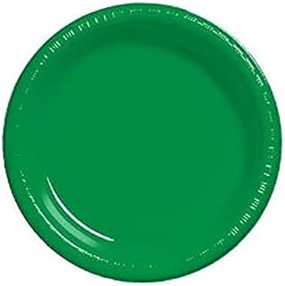 Emerald Green Banquet Plates, 10.25 inch, 240 per Case by Creative Converting