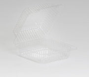 Inline SLP20 22 oz Hinged Deli Container Container Pete44; Clear - Case of 500