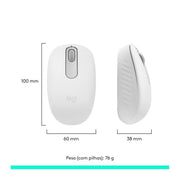 Logitech Raw White / 3.9" x 2.4" x 1.5" / 1 Mice
