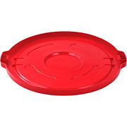 Global Industrial Red / 27-1/2" Diameter x 2-1/2"H / Industrial Kitchen Trash Cans