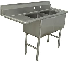Double Fabricated Bowl Scullery Sink Width: 56.5"