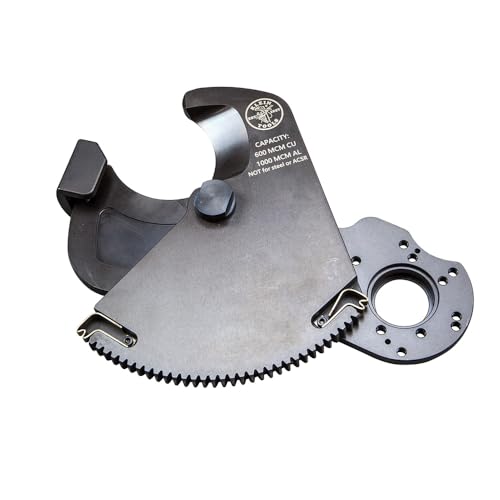 KLEIN TOOLS Cu/Al Open Jaw / Silver / 1 Wire Rope Cutters