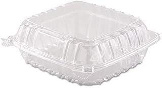 DART DCCC90PST1 - ClearSeal Hinged-Lid Plastic Containers