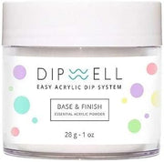 Nail DIP Powder, Pink & White, French Style, Dipping Acrylic For Any Kit or System by DipWell (Base & Finish)