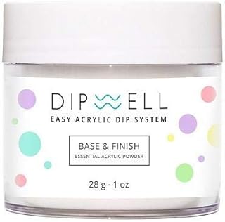 Nail DIP Powder, Pink & White, French Style, Dipping Acrylic For Any Kit or System by DipWell (Base & Finish)