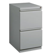 Hirsh Industries Silver / Modern / 27.75" H X 15.00" W X 19.88" D Mobile File Cabinets