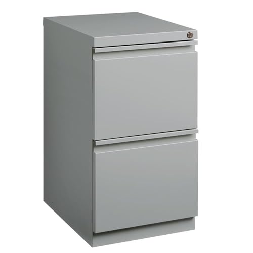 Hirsh Industries Silver / Modern / 27.75" H X 15.00" W X 19.88" D Mobile File Cabinets