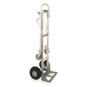 Magline Gemini Jr Convertible Hand Truck by Magliner – 17.5"L x 60.25"W x 5.5"H, Aluminum, Gray, Model GMK16UA4
