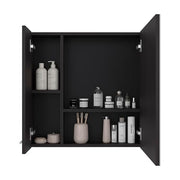 DEPOT E-SHOP Black Wengue / 1 Medicine Cabinets