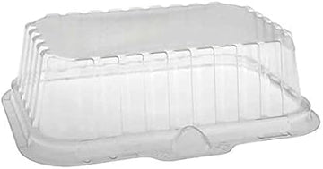 Pactiv Clearview Traymates Deep Dome Lid for 2 and 2S Meat Tray - 250 per case.