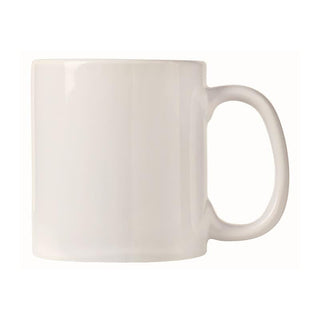 Ultima Bright White 16 oz Mug - 12 / CS by World Tableware – 16 Ounces, Porcelain, White, Model CM-16