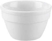 CAC China RCN-B544 Deep Stacking Bowl 8oz 4" Porcelain Round, Super White, Set of 48