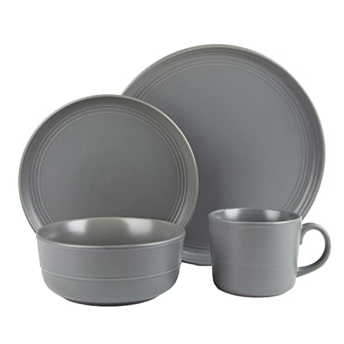 10 Strawberry Street 16 Piece / Matte Gray / 1 Dinnerware Sets