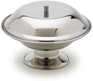 Royal Industries Compote Cover ,7", Stainless Steel