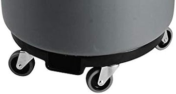 Omcan Dolly POLYETHYLENE Heavy-Duty Gray Trash CAN