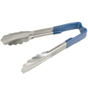 EMGA Stainless Steel/Plastic Serving Tongs by Vollrath – Stainless Steel Plastic, Blue, Model 721.903