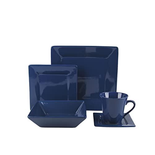10 Strawberry Street Dark Blue / 45 PC / 1 Dinnerware Sets