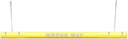 ClearanceGard 4" x 96" Clearance Bar Kit- Wrong Way Lettering - Innoplast (Yellow White Tape)