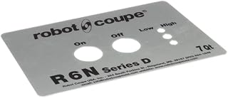 Robot Coupe 407234 Genuine OEM Front Plate - On & Off R6N Series D