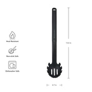 KitchenAid Negro / 13.6-Inch (Pack of 12) / Contemporary Pasta Forks