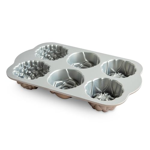 Nordic Ware Toffee / 3 cups / Floral Cakelet Bundt Pans