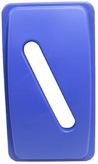 Hospeco Impact® Thin Bin® 23 Gallon Recycling Lids for Paper – Secure Fit, Easy Access Paper Slots, Blue, Case of 4