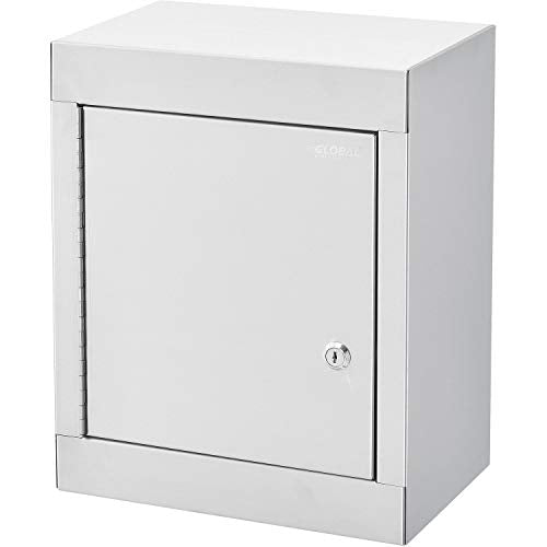 Global Industrial Stainless Steel / 8"L x 12"W x 15"H / Industrial Safety Storage Cabinets