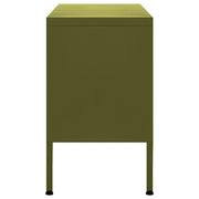 vidaXL Olive Green / 41.3\" x 13.8\" x 19.7\" / Industrial TV Mounts, Stands & Turntables
