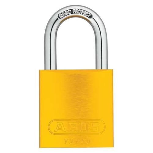 ABUS Yellow / 1.5-Inch / Industrial Keyed Padlocks