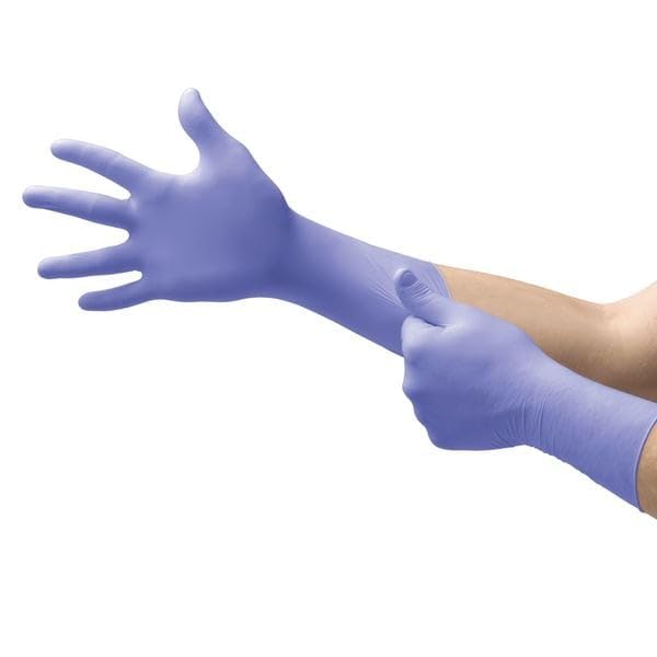 SUPRENO EXT Cuff PF Nitrile Gloves Large (CASE) by Ansell – Large, Nitrile, Blue, Model SEC375L-CASE