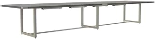 Safco Mirella Conference Table Sitting Height - 16' Stone Gray