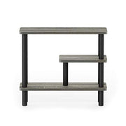 Furinno French Oak/Black / Side Rack / Contemporary Bathroom Shelves