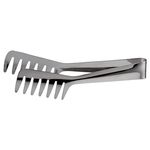 Winco 8" / Spaghetti / Stainless Steel Tongs
