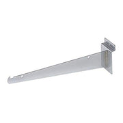 10" Chrome Slatwall Shelf Bracket by Retail Resource – Chrome, Model 1702